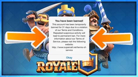 banned on clash royale|clash of clans banned.